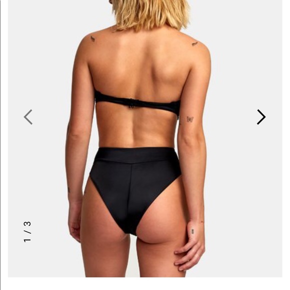 RVCA High Rise Cheeky Bikini BNWT - Picture 4 of 4